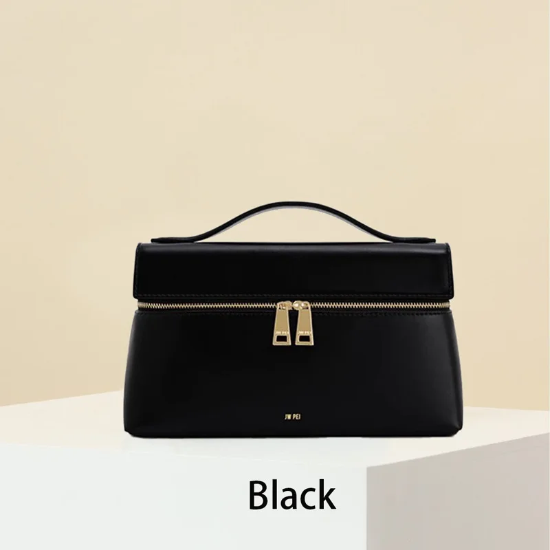 JW PEI جلد طبيعي المرأة Lunchbox Crossbody حقيبة ك...