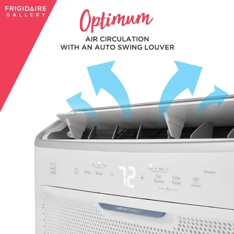 Frigidaire GHWQ103WC1 Inverter Quiet Temp Room Air Conditioner, 10,000 BTU with Wi-Fi Connected, Energy Star Certified 4