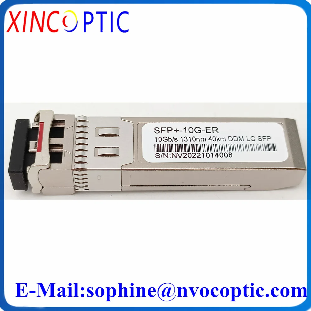 

Cisco/Mikrotik SFP-10G-ER40 Compatible 10GBASE-ER SFP+ 1310nm 40km DOM Duplex LC SMF Fiber Optical Transceiver Module