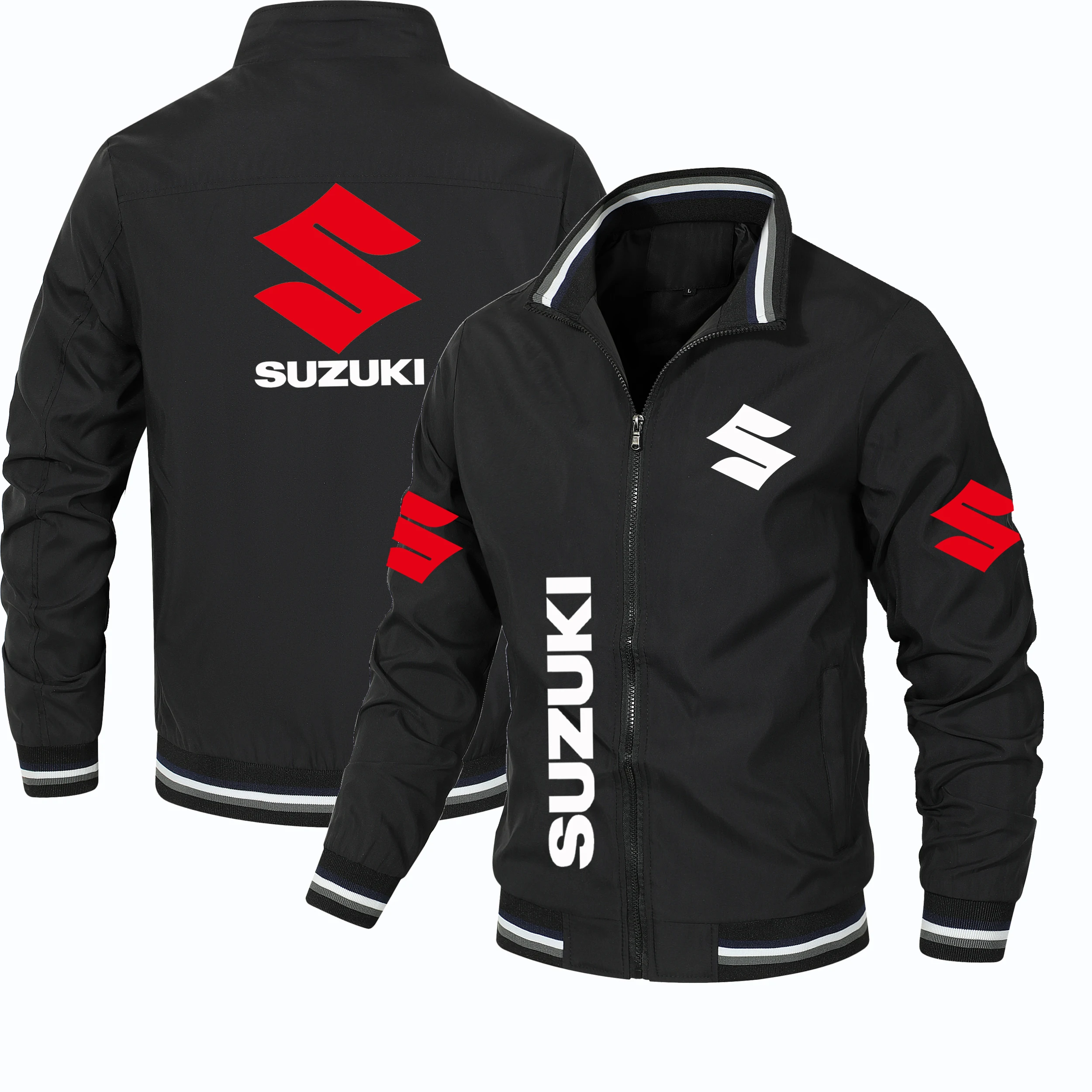 Classic Men's Jacket, Suzuki Commemorative,Jacket, Motorcycle Logo