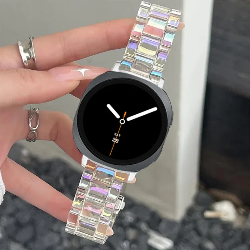 Rainbow Resin Strap - Stylish Universal Watch Band