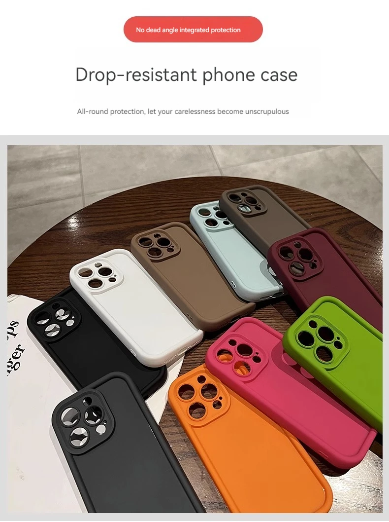 cute phone case phone for iphone 15 14 13 12 11 pro max soft Silicone cover for iphone x 14 15 plus case Camera protection