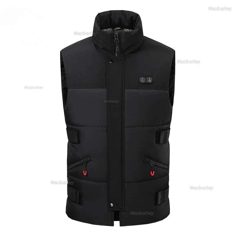 USB Heated Vest Electric Heated Jacket Men Women Sportswear Heated Graphene Heat Padding Coat 8 Areas Heating Waistcoat Camping