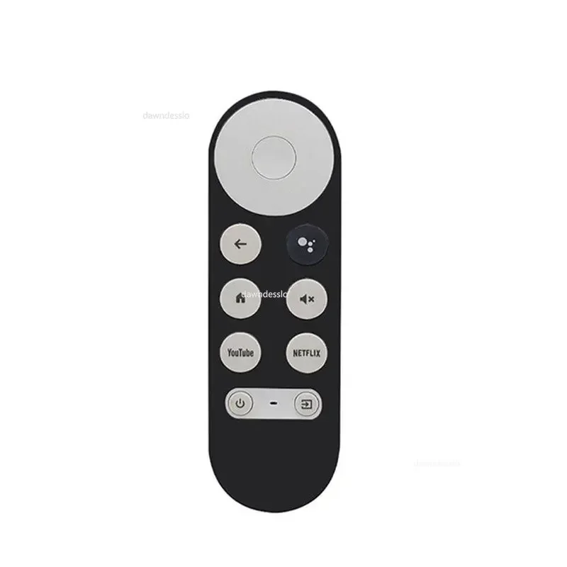 Per Chromecast telecomando vocale Custodia protettiva in silicone antiurto per Chromecast 2020 TV telecomando vocale (black