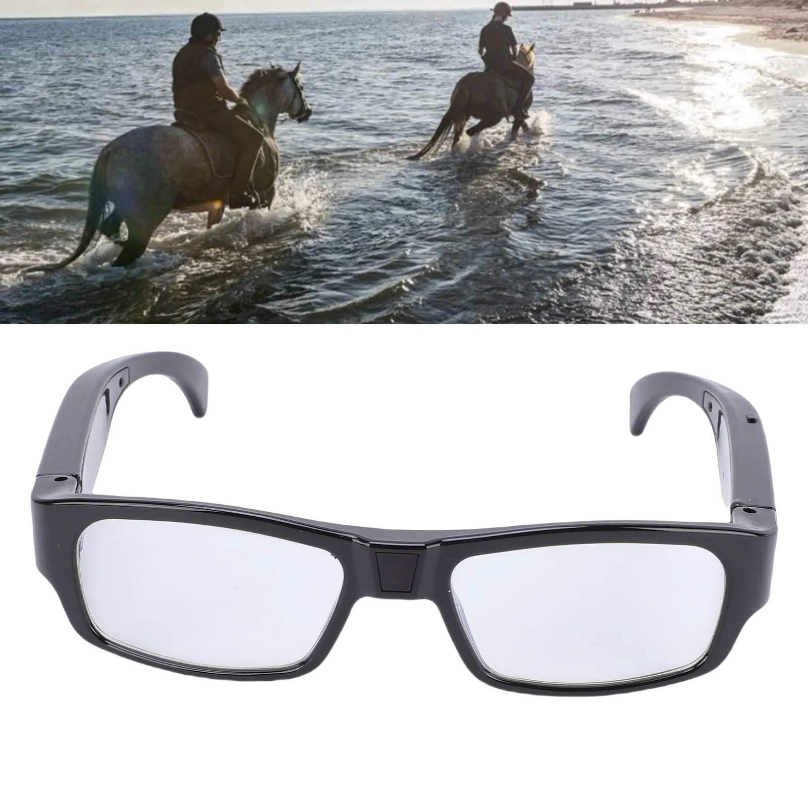 Camera Glasses Sports Action 1080P HD Video Recording Photos Taking for Cycling Outdoor Activities Action Glasses Camera - 3