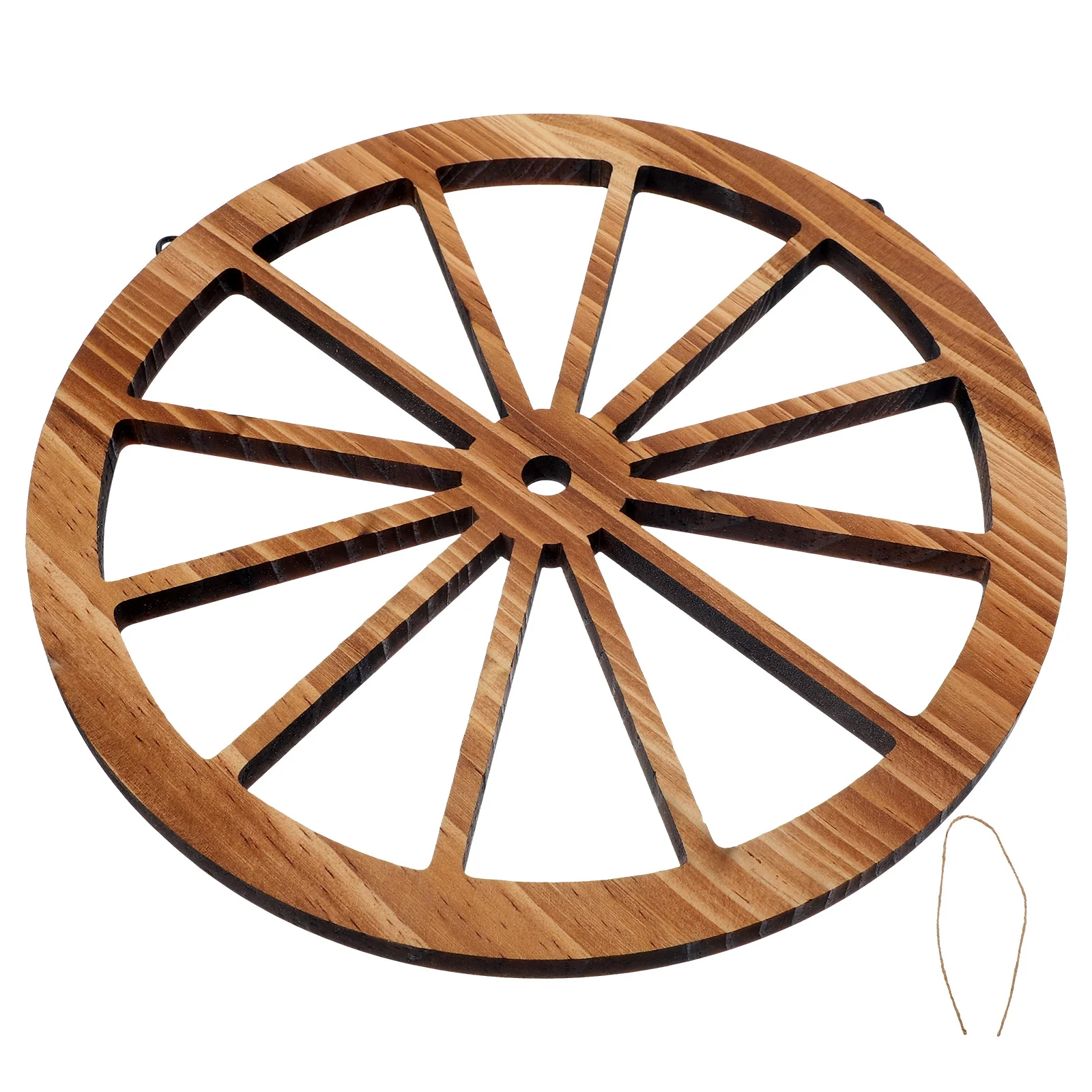 

House Vintage Wheelations for Home Old West Wooden Wagon Wall Ornament Vintage Wheel