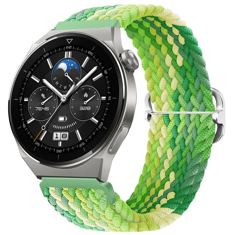 Braided Nylon Loop Smartwatch Strap - Universal Fit, 20/22mm