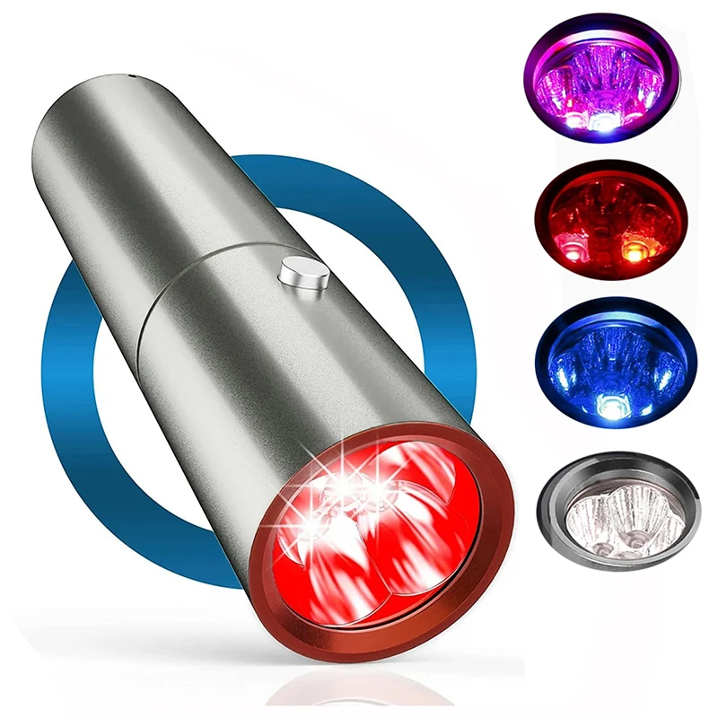 Red Light Therapy Wand Device for Body Relief Acne Treatment With 5 Wavelengths Near Infrared 900nm Light Therapy Skin Health red light therapy wand