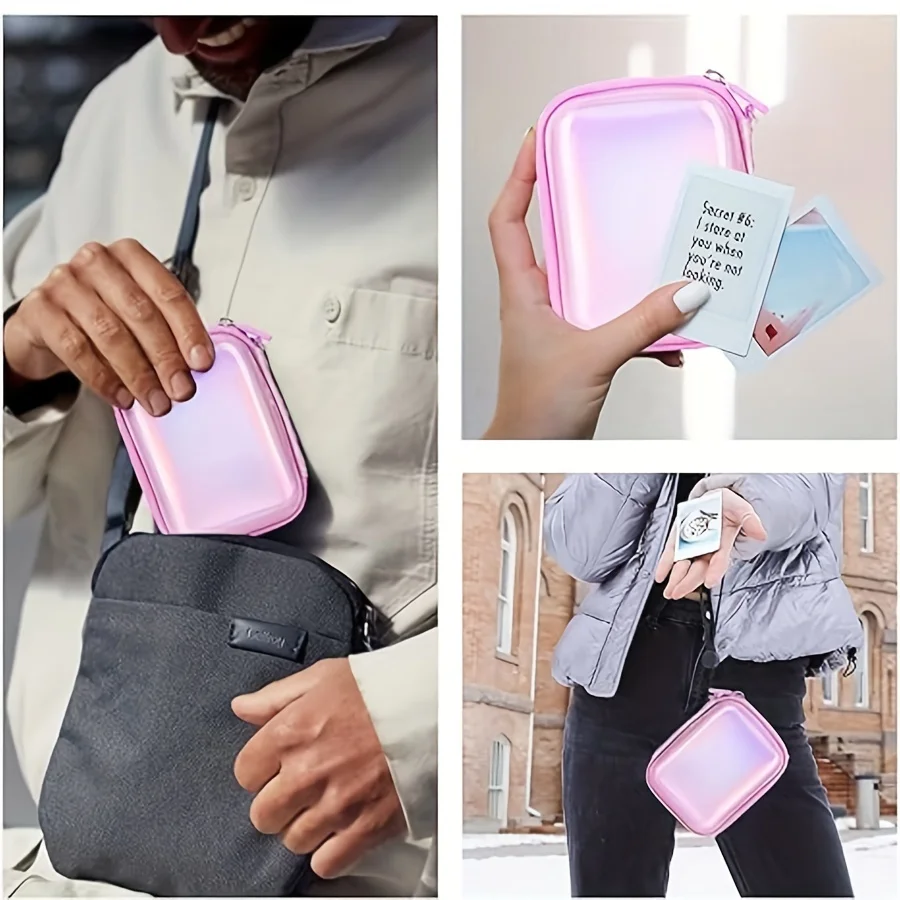 1pc for Instax Mini EVO Link 2 Liplay 25 26 90 70 50 Camera Hard protective case EVA carrying bag (only bag included)