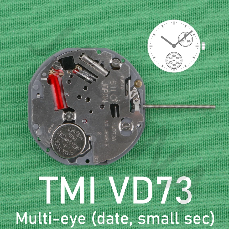 wata vd73 movement TMI VD73A japan movement ligne quartz movement 2