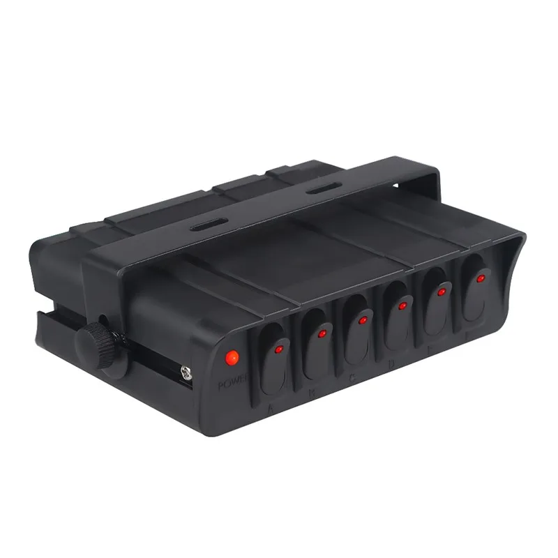 

Для лодок, грузовиков, трейлеров, тумблер, кулисный переключатель, комбинированная панель, двойное питание, 12 В, 24 В, 10 А, контрольный индикатор перегрузки