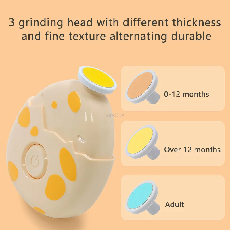 Nail Care Kit Baby Cartoon Electric Nail Trimmer Kid Nail Polisher Tool Newborn Care Kit Manicure Set Easy To Trim File Clipper for Adult nail grinder nail trimmer nail clipper