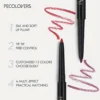 1PC Nude Brown Lip Liner Pencil 12 Color Red Contour Tint Labial Makeup Waterproof Matte Lipstick Pen Lip Contouring Cosmetic 3
