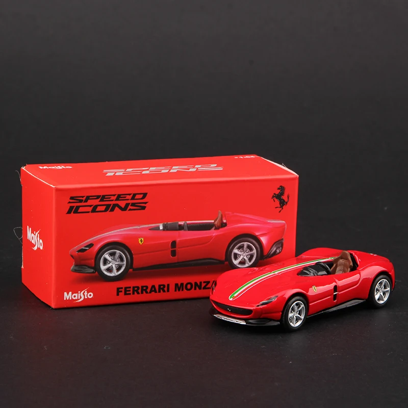 Maisto 1:64 포르쉐 911 Taycan Lamborghini Sian Performance 페라리 SF90 Monza SP1 자동차 모델 합금 미니어처 다이캐스트 장난감