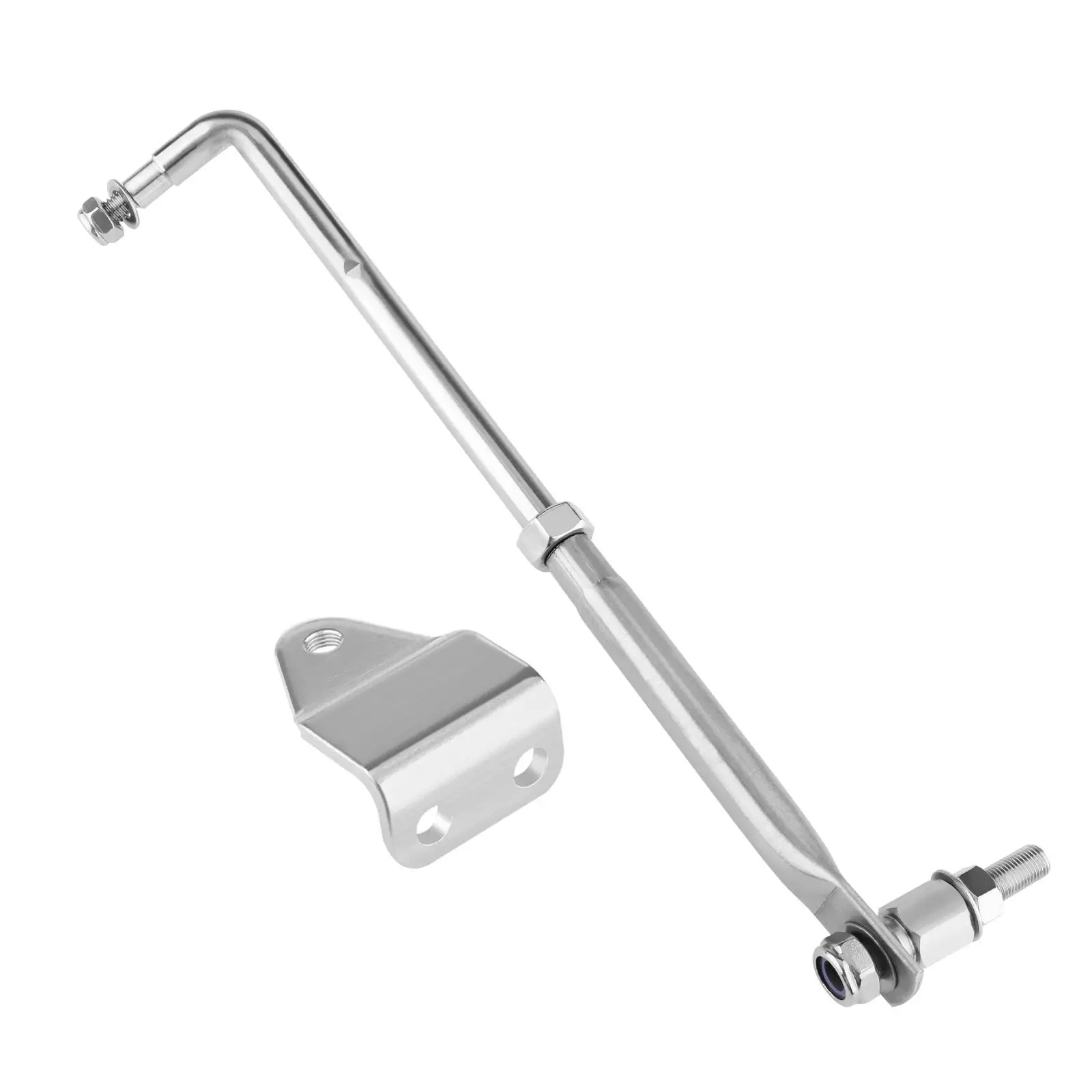 Stainless Steel Outboard Steering Link Lever Tie Rod End Set For Marine Boat