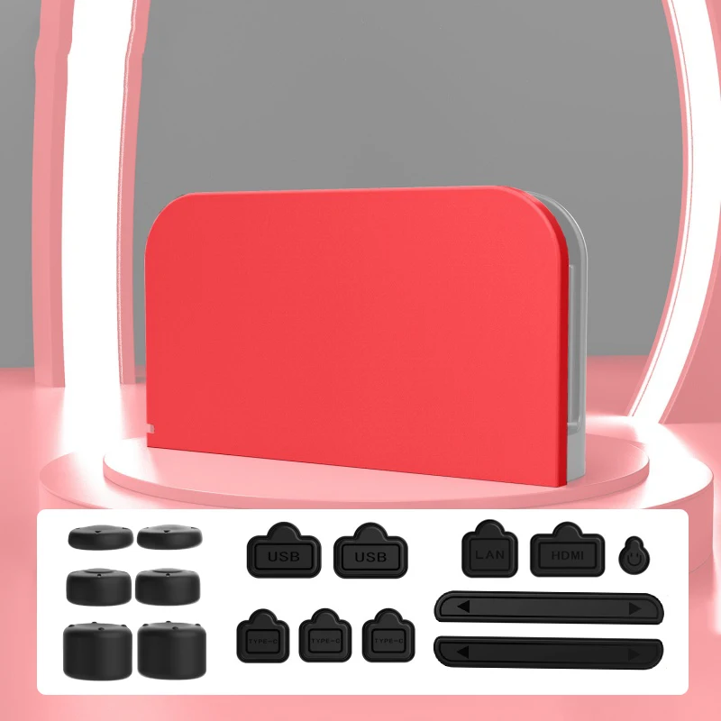 Switch 2 Dock Protective and Anti-Scratch Cover - Game Console Dust Protector Accessory