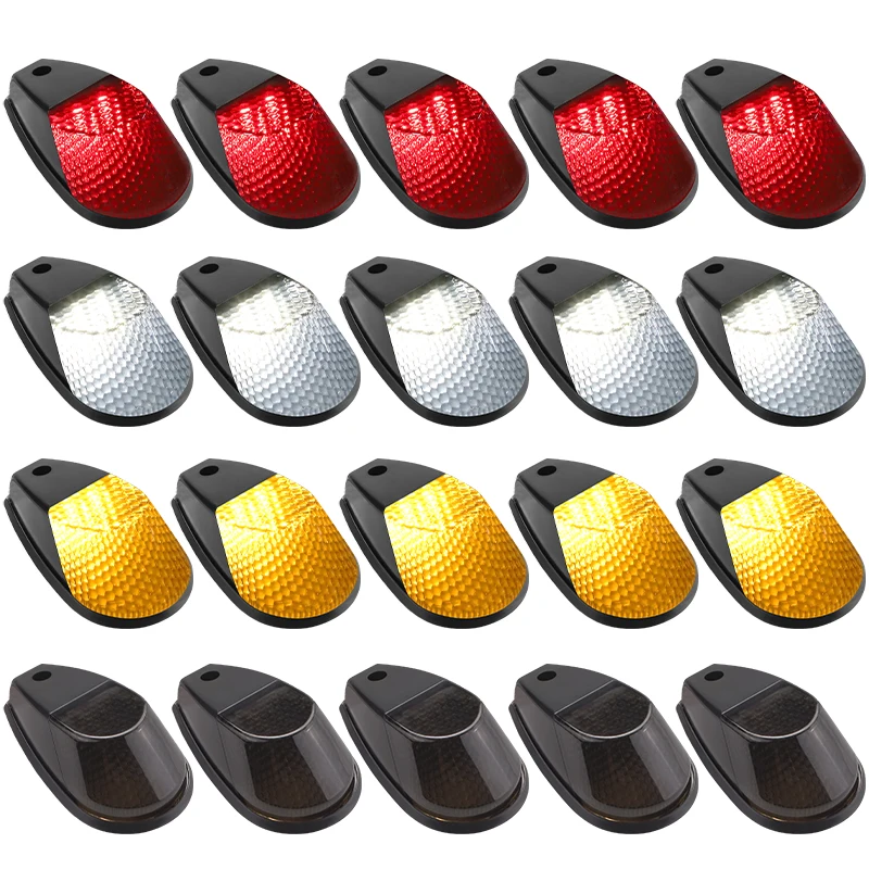 

20pcs Car Roof Light12V 24V LED Side Marker Light Cab Lamp Warning Reverse Stop Lamp For Truck Trailer Tractor Pickup ATV SUV RV