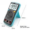 ZOYI Digital Multimeter Ammeter Voltmeter Resistance Frequency backlight Meter voltage Diode Frequency ZT98 ZT100 ZT101 ZT102 2