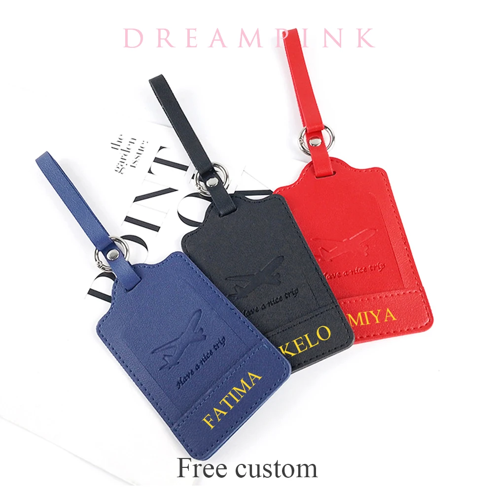 

Fashion Custom Name Luggage Tag Personalize Letters ID Address Airplane Suitcase Label Baggage Tag DIY Gift Travel Accessorie