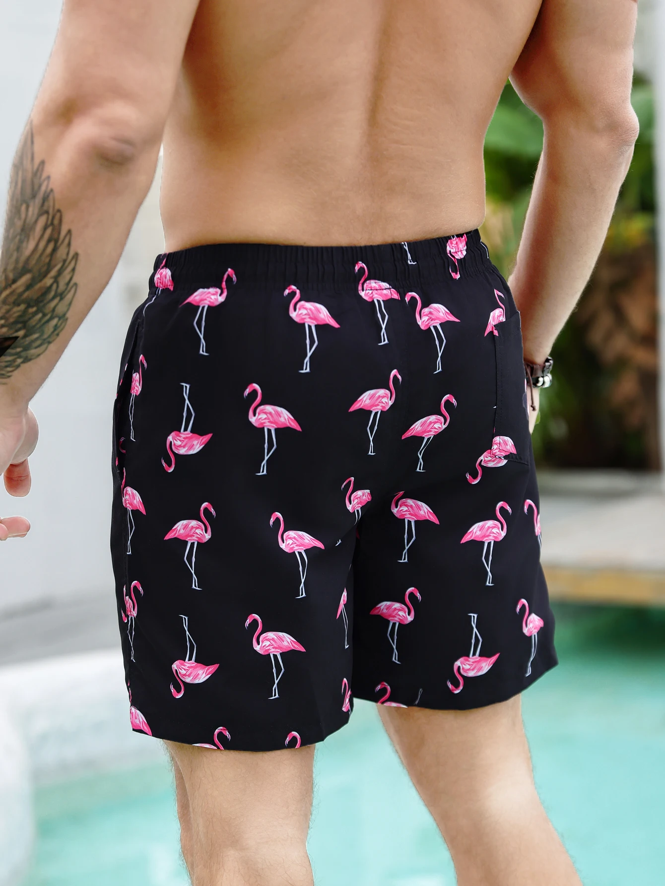 Firebird gradient lined with beach shorts 3