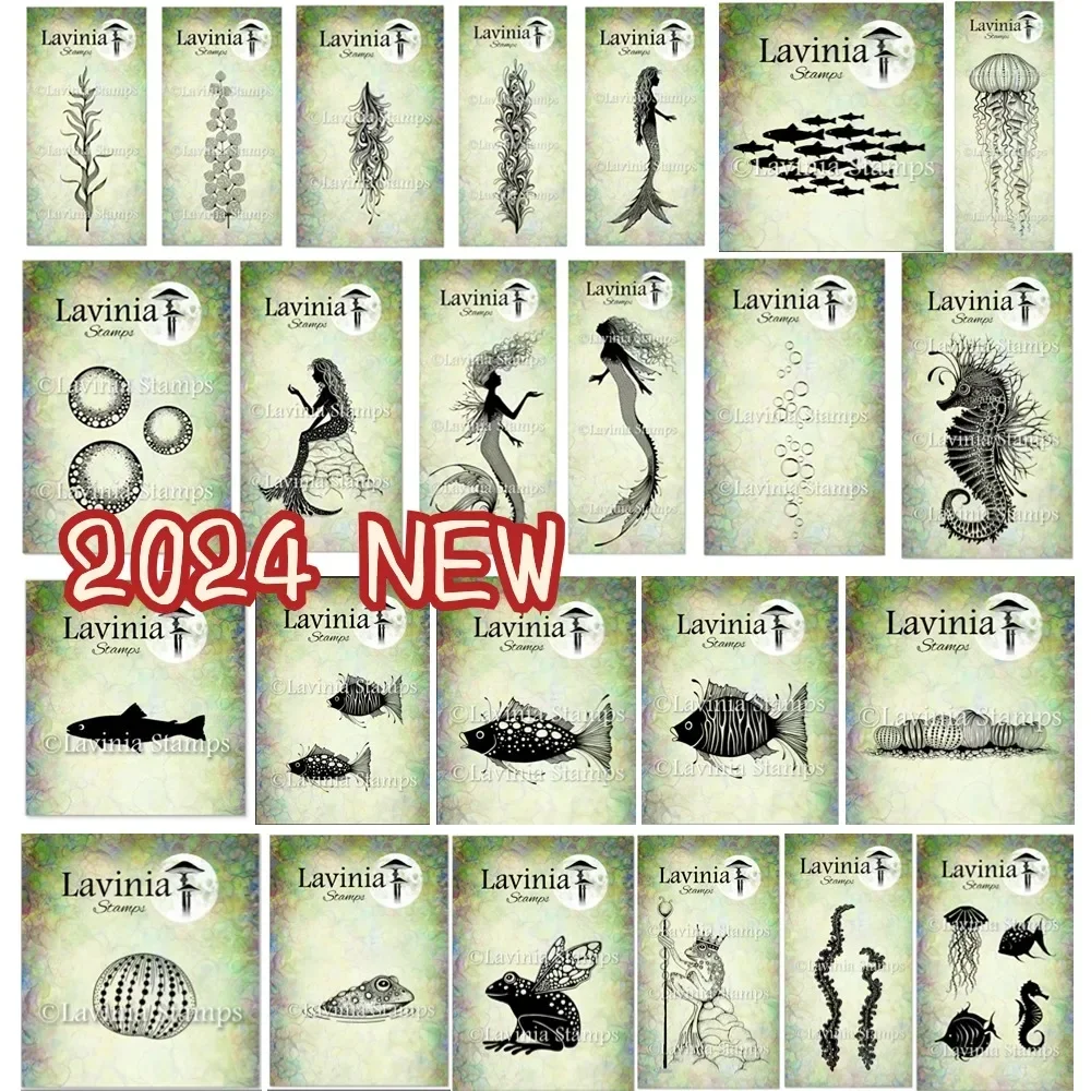 Description Picture 2 of itemLuxuriant Mermaids and Marine Organisms Clear Silicone Stamps for DIY Scrapbooking Craft Supplies Stamp Photo Album Card Making