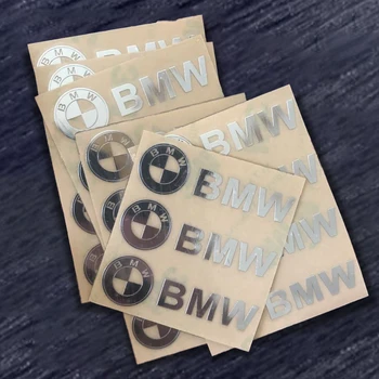 For BMW E34 E46 E39 E38 E90 E60 E36 F30 F30 F10 E92 E38 E91 M3 M5 Car Metal Creative Stickers Waterproof Dirt-proof Stickers 1