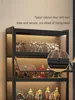 Figure Cabinet With Lock Acrylic Dust Proof Display Rack Model Bubble Mart Storage Blind Box Organizer 2