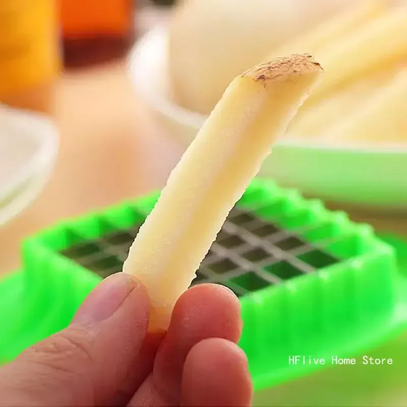 Stainless Steel Potato Cutter French Fries Cutter Potatoes Chopper Chips Making Tool Home Kitchen Gadgets