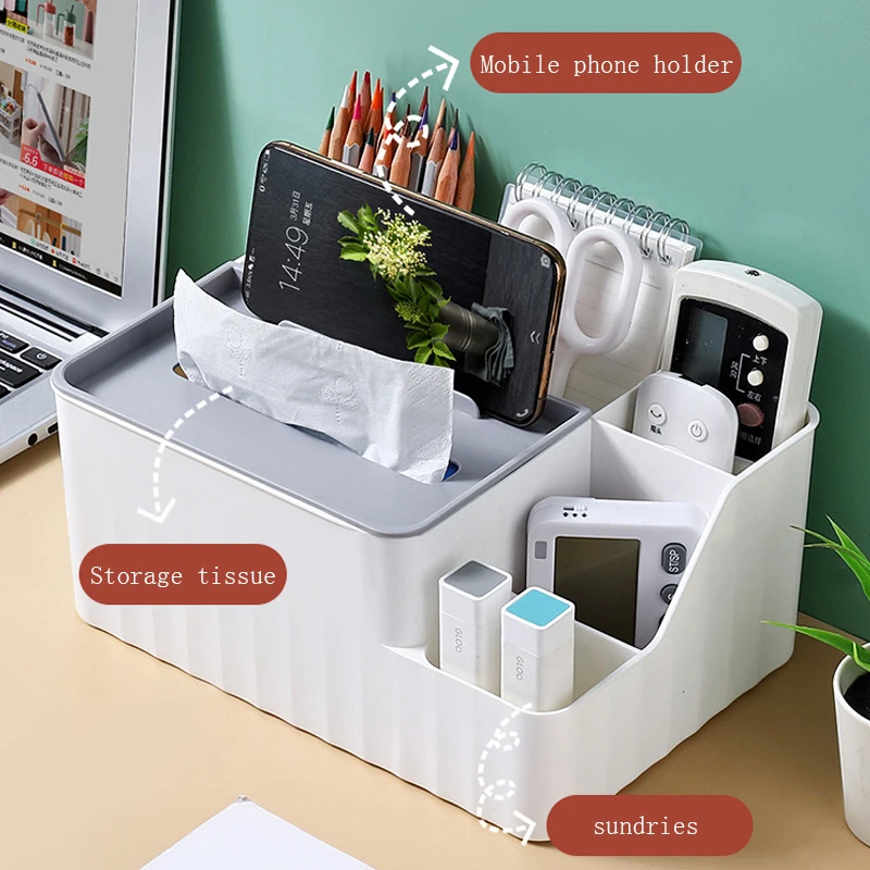 Tissue Holder Tissue Box Livingroom Storage Box Napkin Holder Kitchen Paper Container Portable Multifunctional Sundries Ontainer 4