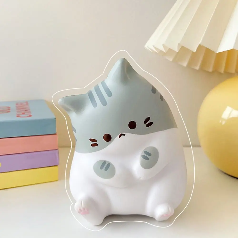 Kawaii Cartoon Cat Squeeze Toys Plushie Slow Rebound Decompression Doll Stress Release Cute Release Anxiety Toy 4