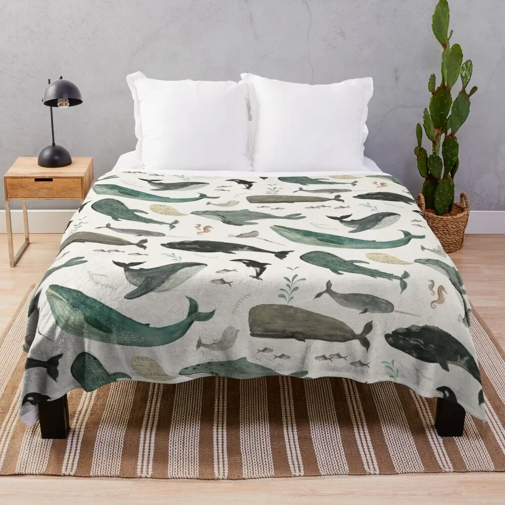 

Whale Song Throw Blanket Fluffys Large Luxury Brand blankets and throws Blankets