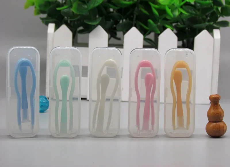 Contact Lenses Tweezers Suction Stick Eyes Care Tool Kit Contact Lens Case Clip Stick Tweezers Lens Box Accessories