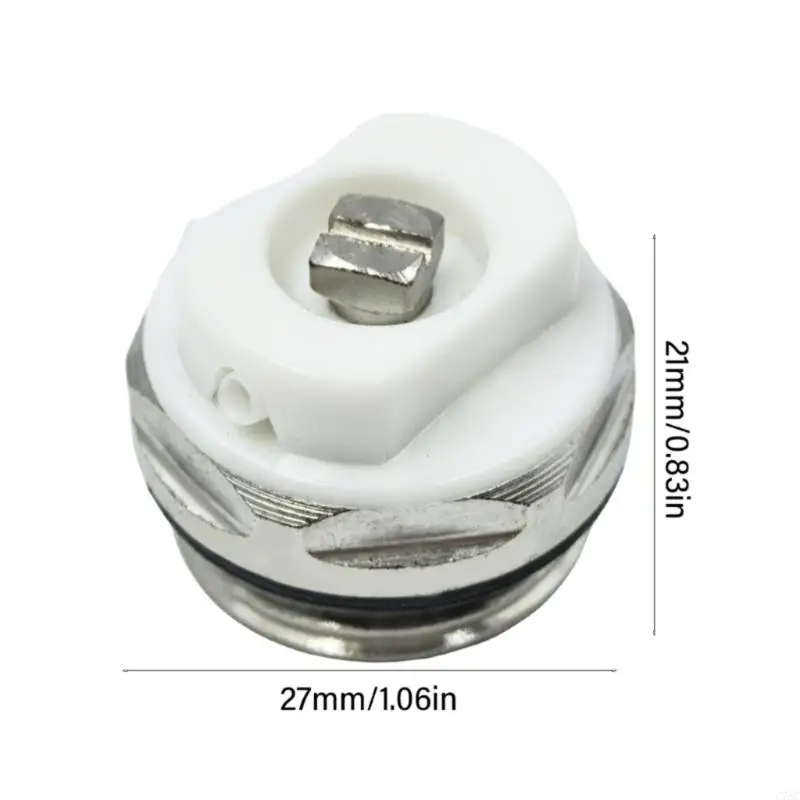 6Pcs Radiator Air Release Valves Replacement 3/8In Air Vent Radiator Bleed Vales C7AC