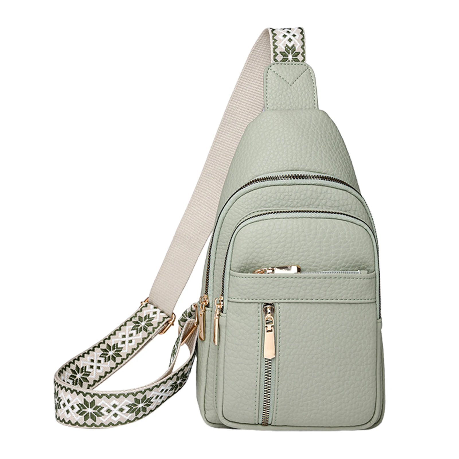 ตัวเลือกสินค้า กระเป๋าแฟชั่น Crossbody ผู้หญิง หนัง PU กันน้ำ สำหรับเดินทางและขี่จักรยาน