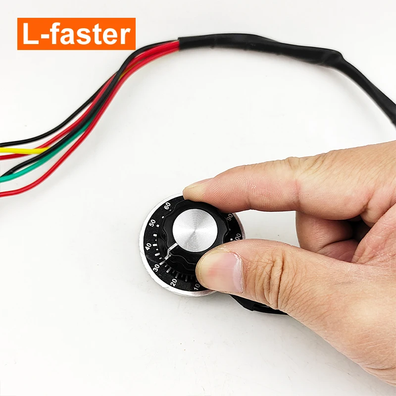 L-faster Potentiometer Gasknopf - Drehregler Für E-Bikes, Beerbikes Und Rollstühle
