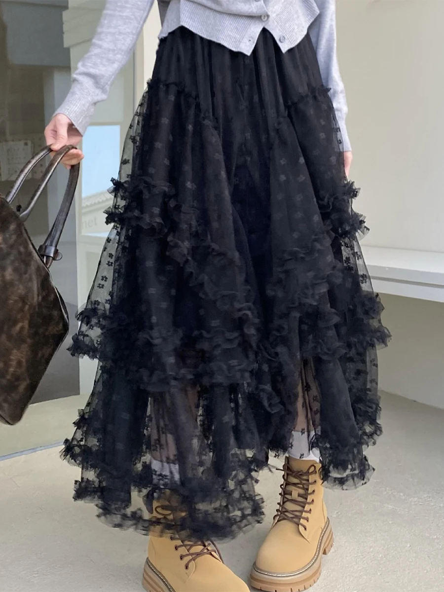 Women s Summer Boho Maxi Skirt with Floral Print and Elastic Waistband for Vacation Picnics and Outdoor Events