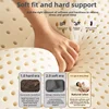Single Person Natural Latex Pillow with High and Low Wave for Adults and Students in Dormitories with Neck Support and Anti-mite 4