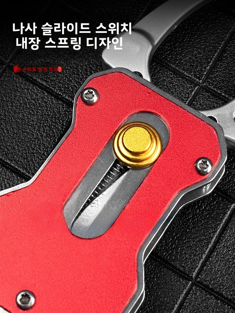 휴대용 미니 알루미늄 합금 물고기 제어 클램프 다기능 경량 낚시 도구 소형 물고기 잡는 도구 편리한 낚시 장비
