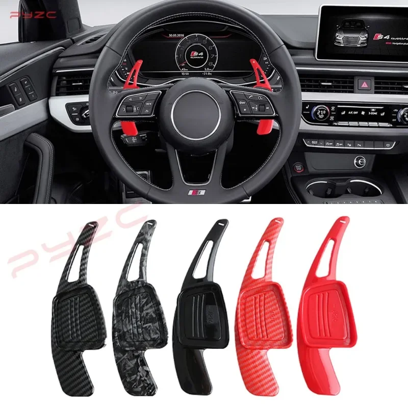 Per Audi A3 A4L A5 A8 S3 S5 SQ5 Q7 R8 TT TTS, Leve del Cambio Posteriori per Volante Auto, Attrezzatura per Cambio Semi-Automatico, Frizione Rossa