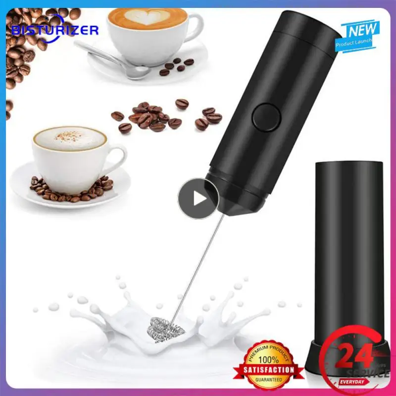 

Whisk Abs Multifunction Milk Frother Strong Speed Preferred Material Electric Electric Stirring Rod Silica Gel Boxed Easy To Use