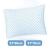 Shredded Memory Foam Bed Pillow for Sleeping Side and Back Sleeper Pillow for Neck and Shoulder Pain Relief 100% Adjustable Fill 6