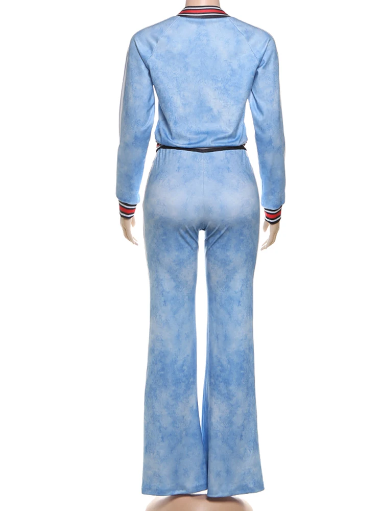 women two-piece tracksuit set comfortable casual wear