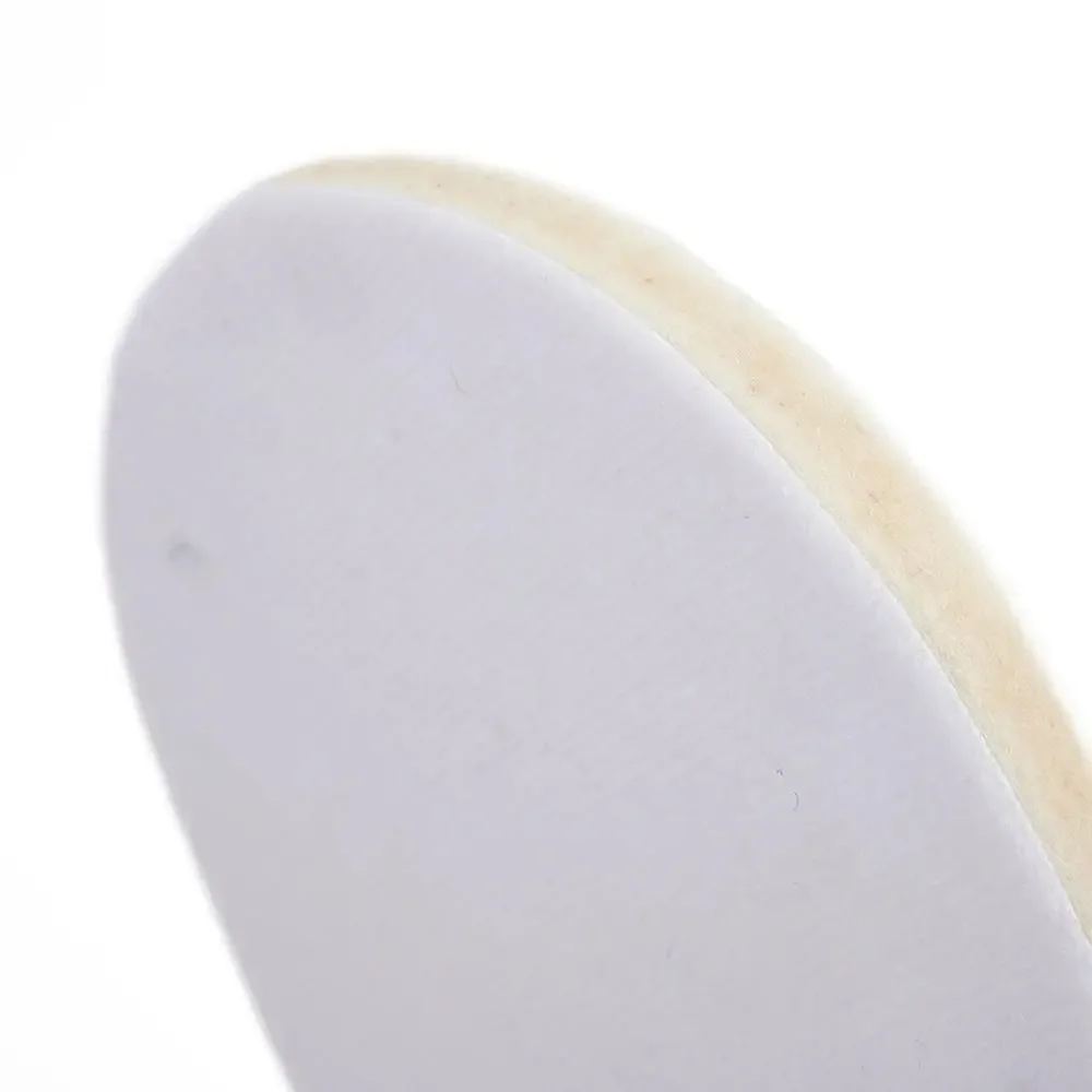 Wollfilz Polierpad 3-7 Zoll Schleifscheibe Weiche Filzscheiben für Glas Edelstahl Marmor Polieren Reparaturwerkzeuge – Detail 3