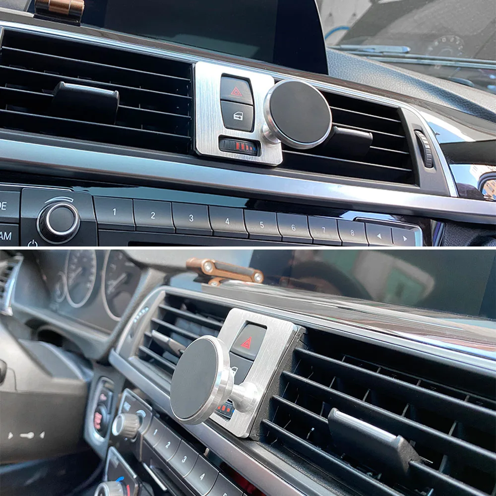 Supporto Telefono Per Auto KUNGKIC Per BMW Serie 1 F20 F21 (2012-2018) - Rotazione 360°, Fissaggio Solido, Compatibile Con Cellulari 4-6,2 Pollici