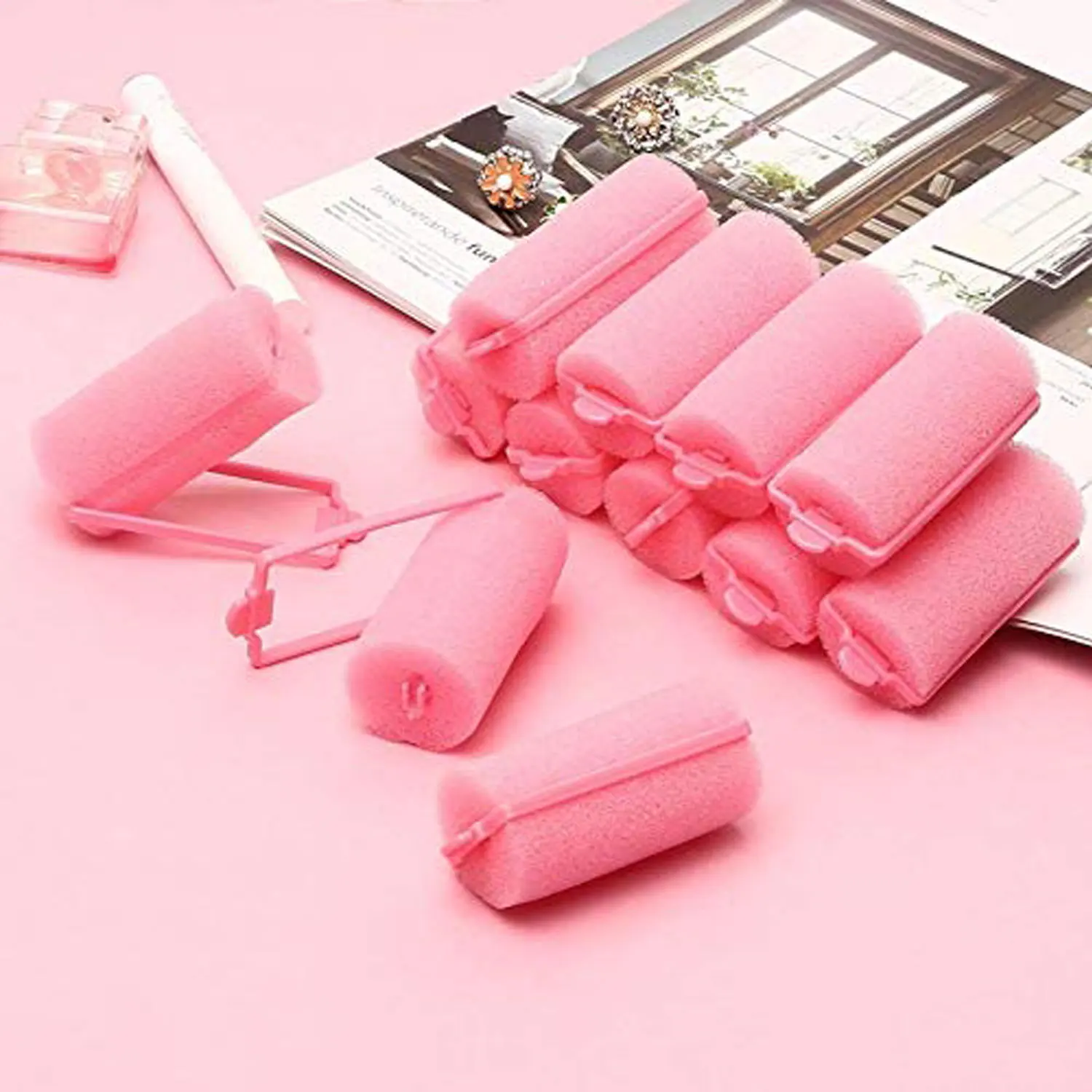 Hair Styling Tool Hair Curling Tools 6-14pcs Magic Sponge Foam Hair Rollers Heatless Curlers for Women