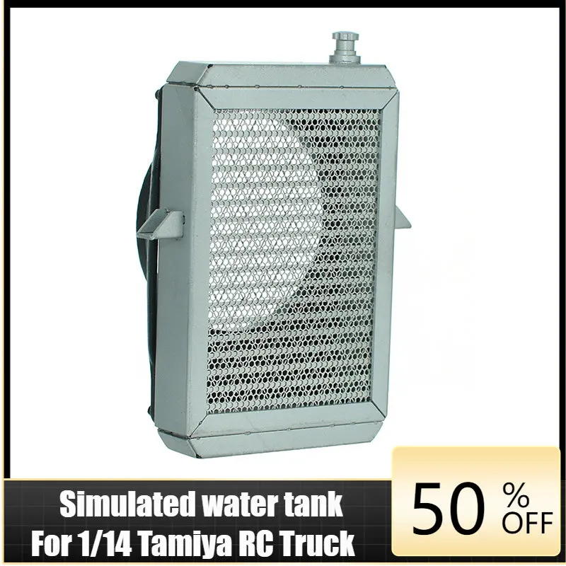 

Metal Simulation Water Tanks Decoration for 1/14 Tamiya RC Truck Trailer Tipper Scania 770S MAN Benz Actros 3363 Volvo Car Parts