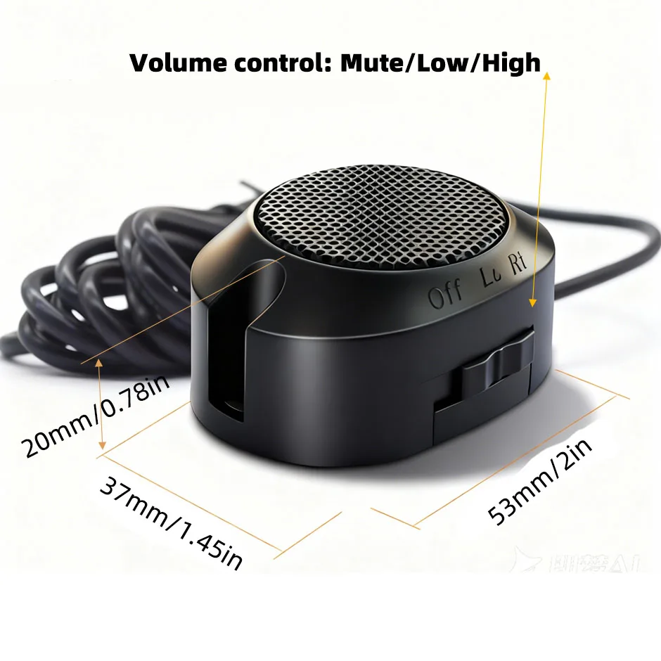 2Pin Active Buzzer 12V TMB12A Magnetic Long Continous Beeper Tone Mini ...