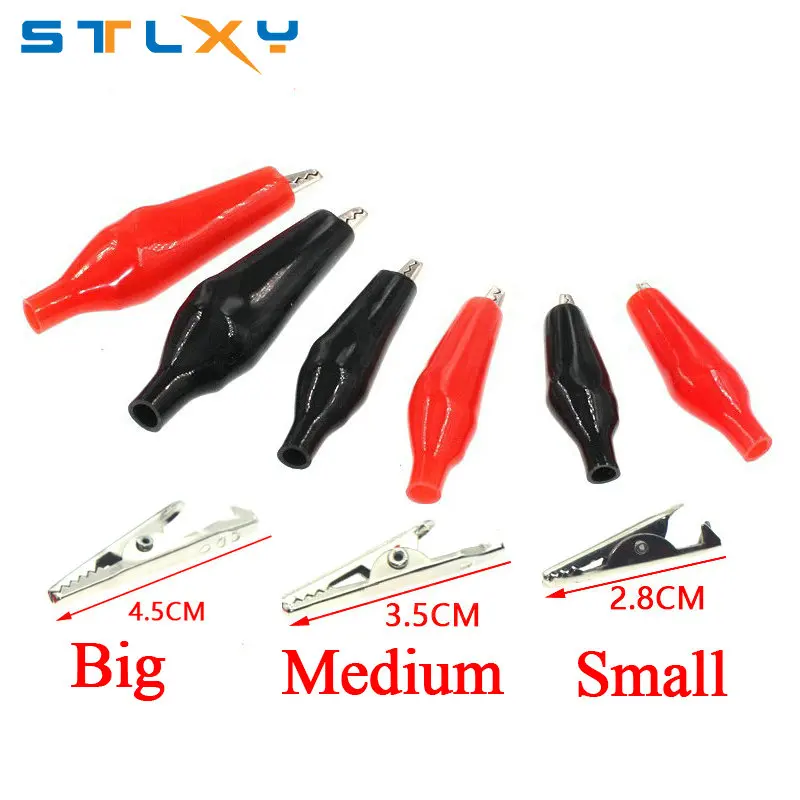 Alligator Clips 10pcs Metal Electrical Clamp Testing Probe for Car Auto Battery