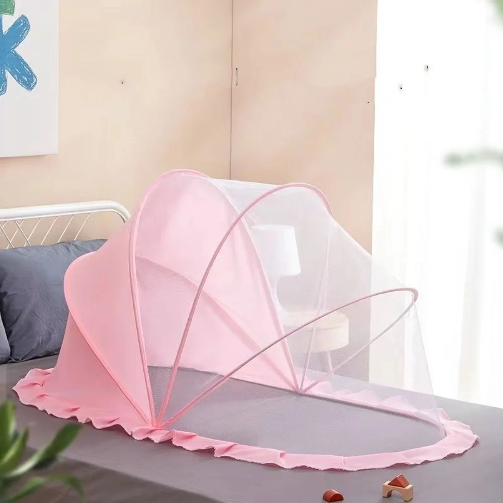 New Foldable Bed Mosquito Net Undecided Baby Accessories Baby Canopy Yurt Sunshade Plastics Mosquito Cover 5