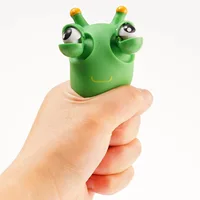Green Worm Eye Popping Squeeze Fidget Toys 1